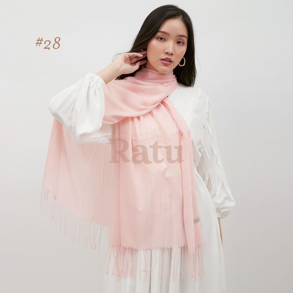 Plain Pashmina Cashmere 28