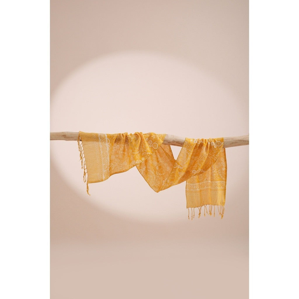 Scarf Batik K71 Yellow