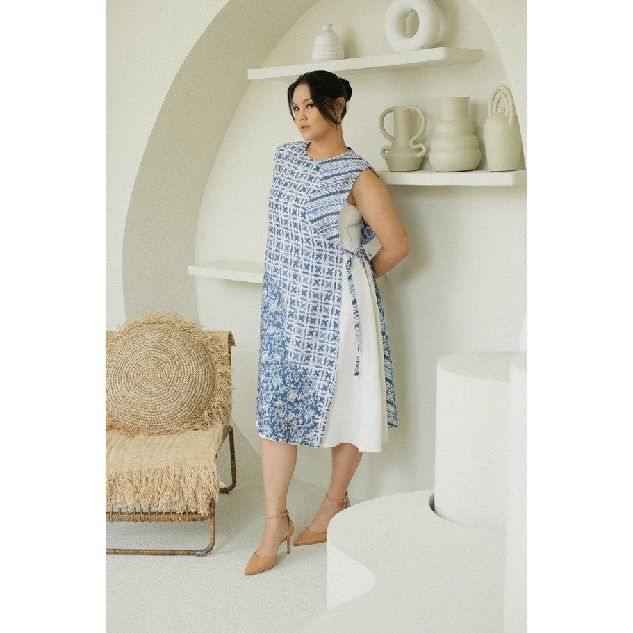 Annisa Batik Outer - Light Blue