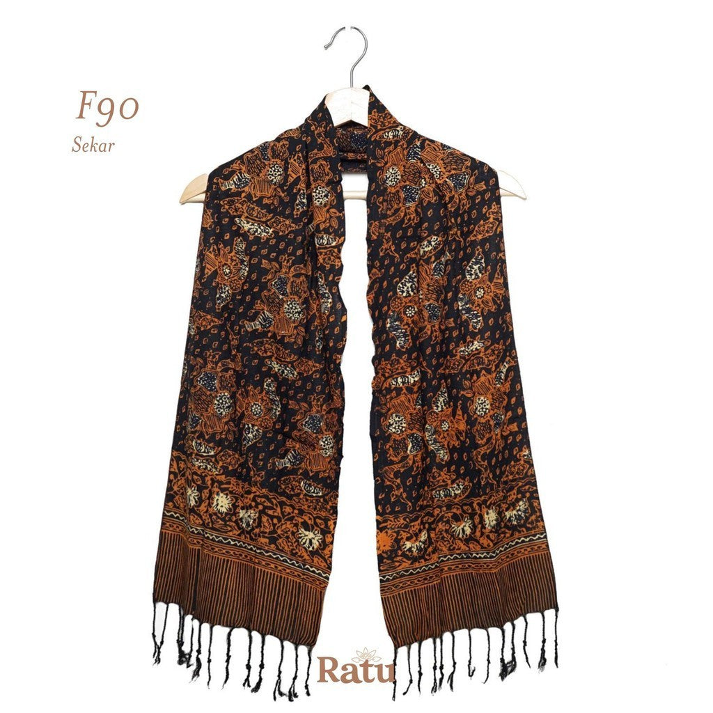 Scarf Batik F90 Sogan