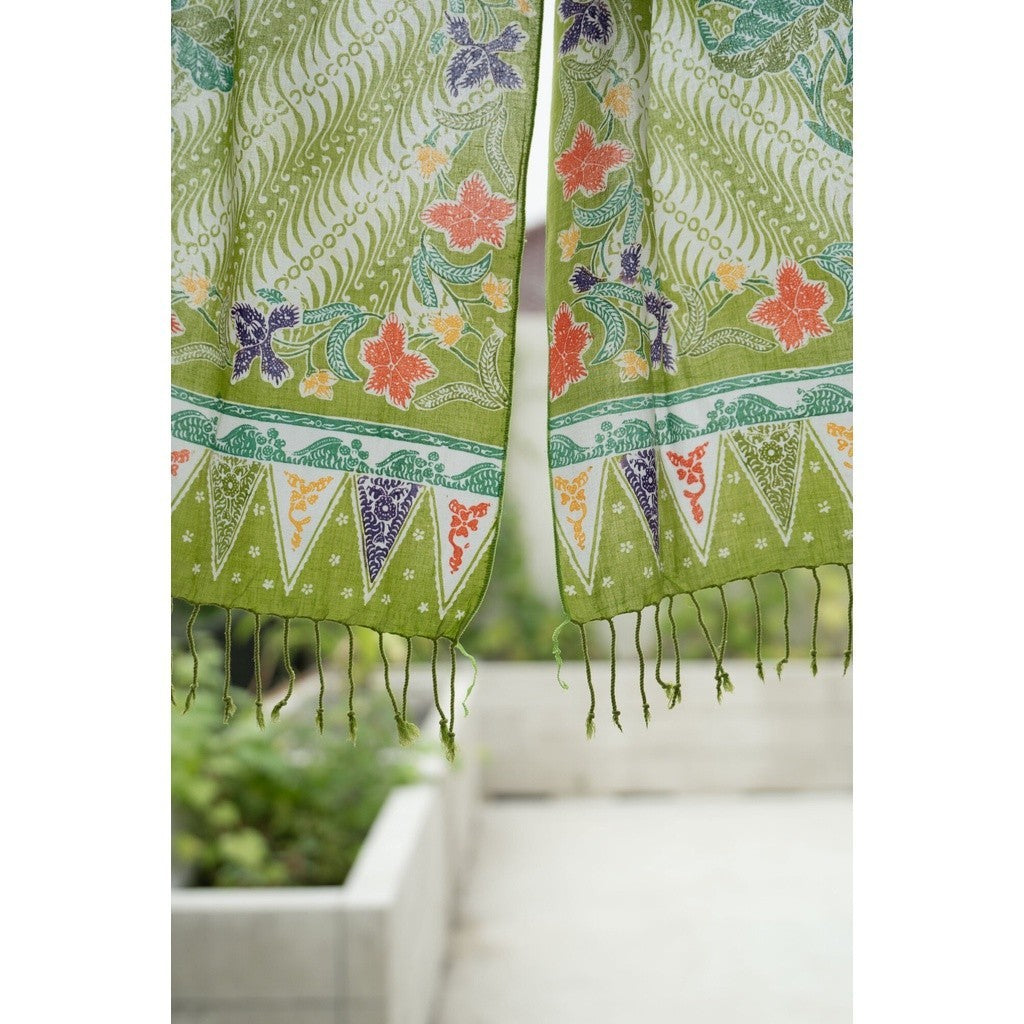 Selendang Batik Encim Parang 2 Green