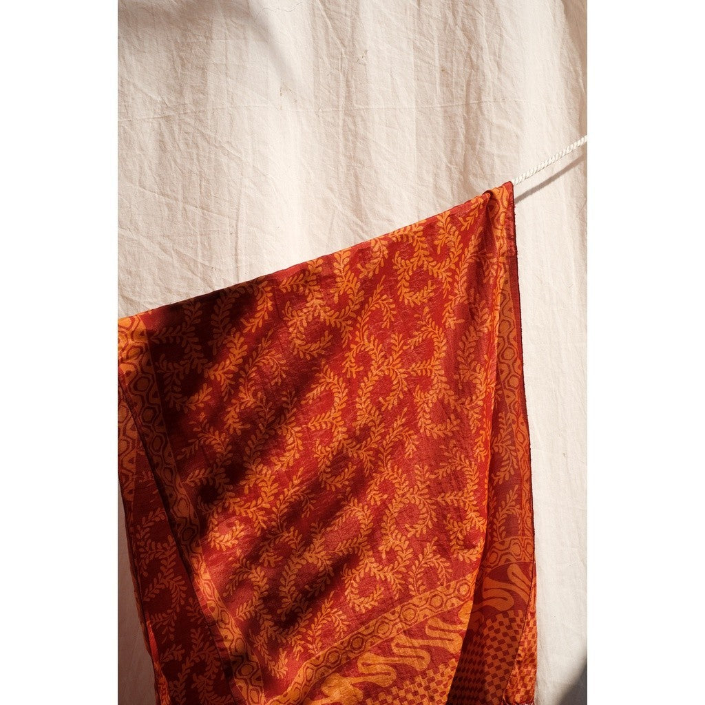 Scarf Batik Ganggang - Orange