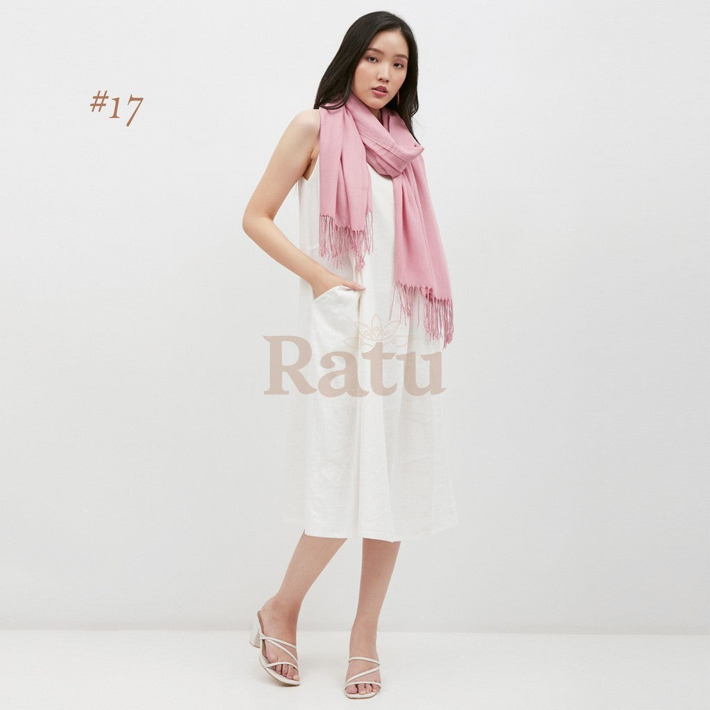 Plain Pashmina Cashmere 17