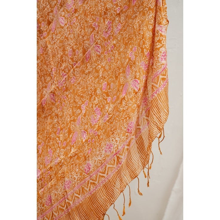 Selendang Batik Sutra Gold 01