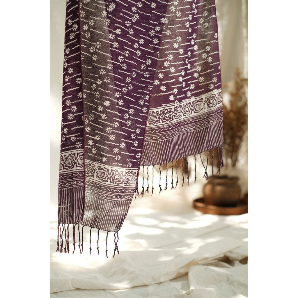 Scarf Batik U52 Purple