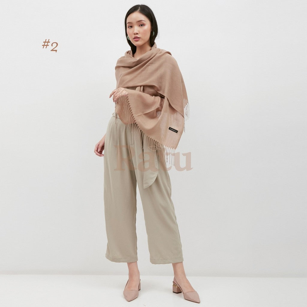 Plain Pashmina Cashmere 02