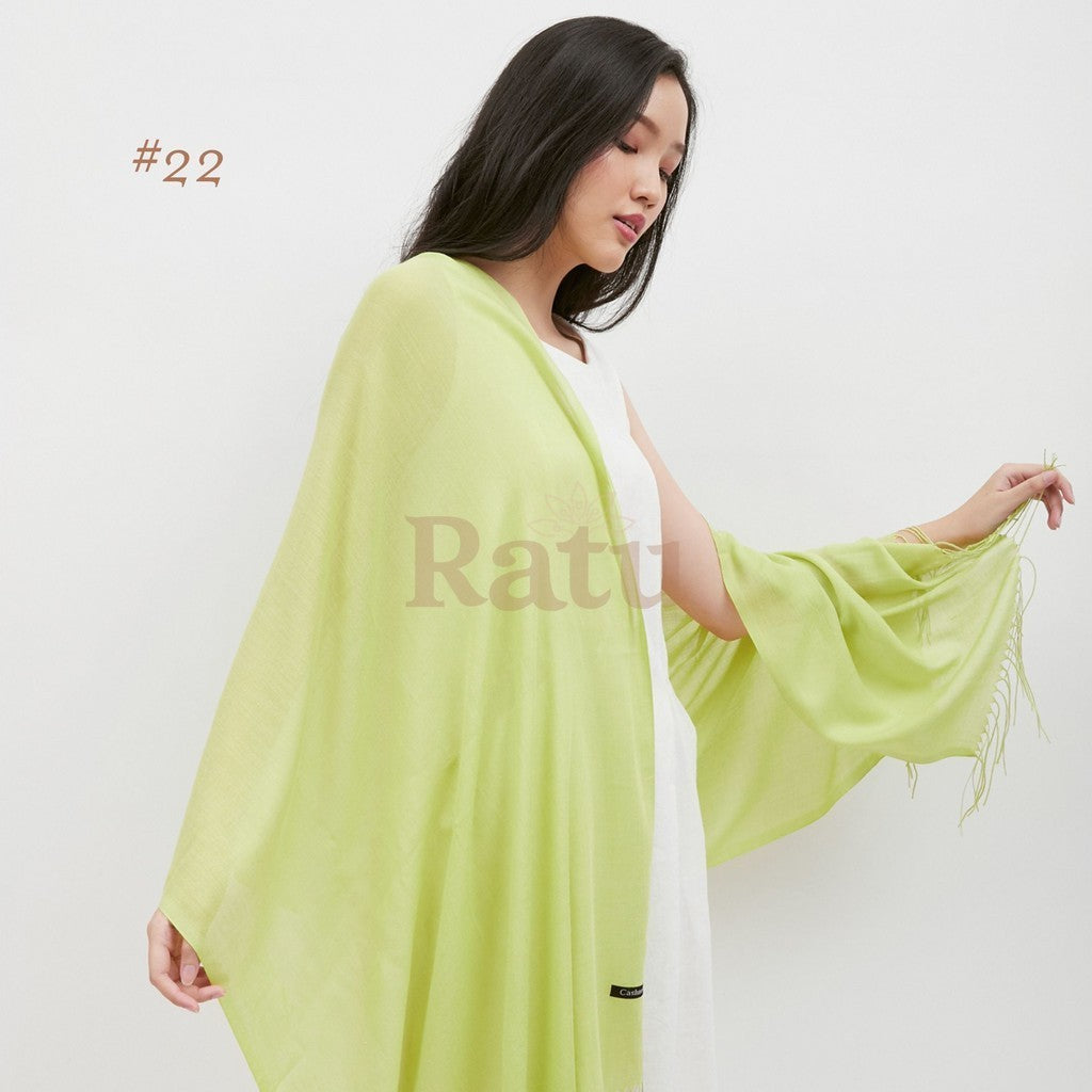 Plain Pashmina Cashmere 22