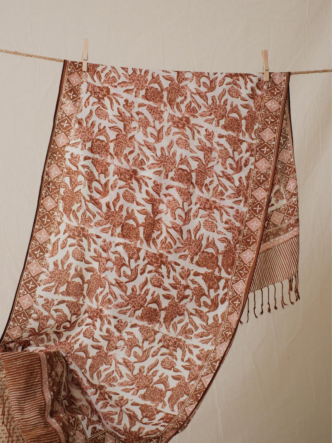Scarf Batik 50 - Rimbun Alas - Brown | DNR