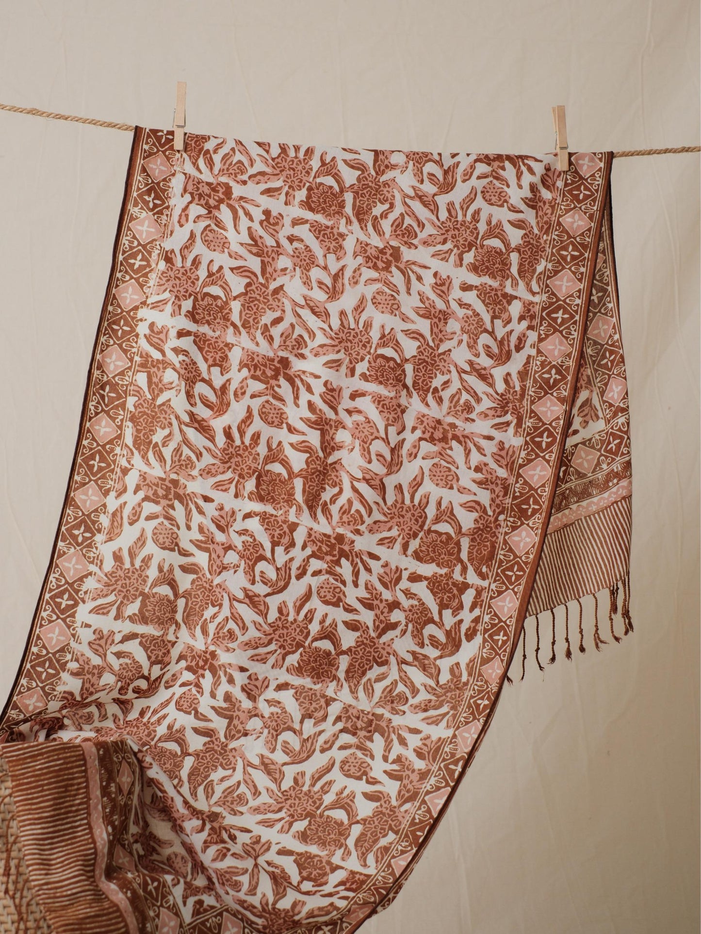 Scarf Batik 50 - Rimbun Alas - Brown | DNR