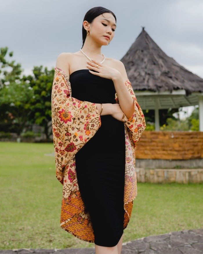 Sekar Orange Batik Outer