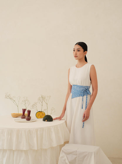 Ayla in Blue - Obi Belt Batik