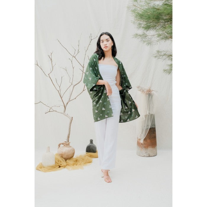 Manika Outer - Emerald Green