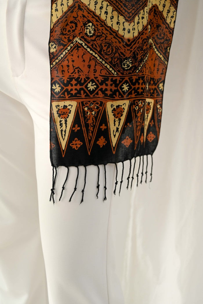Scarf Batik Parang Kelok - Sogan | DNF