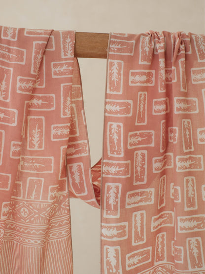 Batik Ratu - Scarf Batik L4 Kotak - Cream
