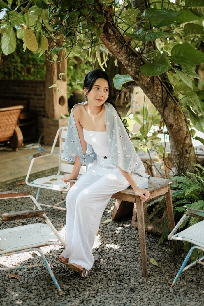 Manika Outer - Blue Grey