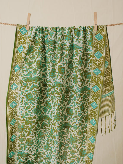 Scarf Batik 50 - Menari - Green | DNi