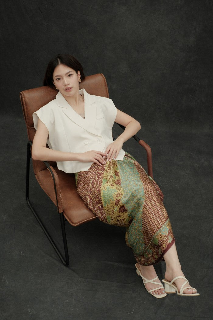 Selendang Sutra Batik Tulis - Samudra Lestari