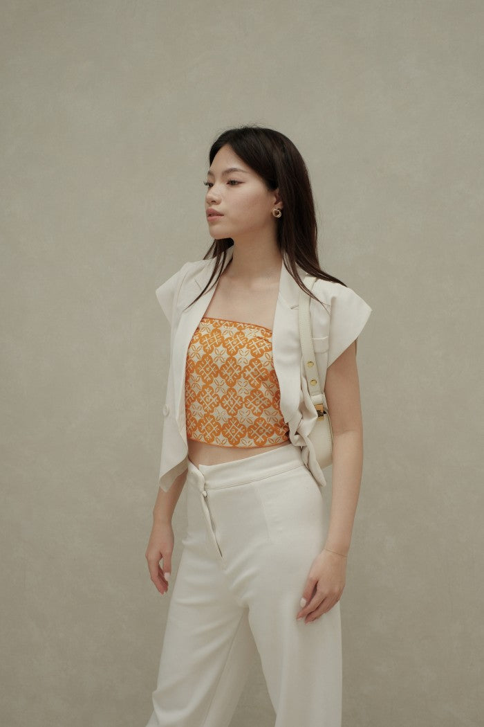 Scarf Batik Kawung XO - Yellow | TCK