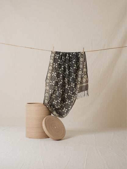 Scarf Batik 50 - Kawung - Black | DNE