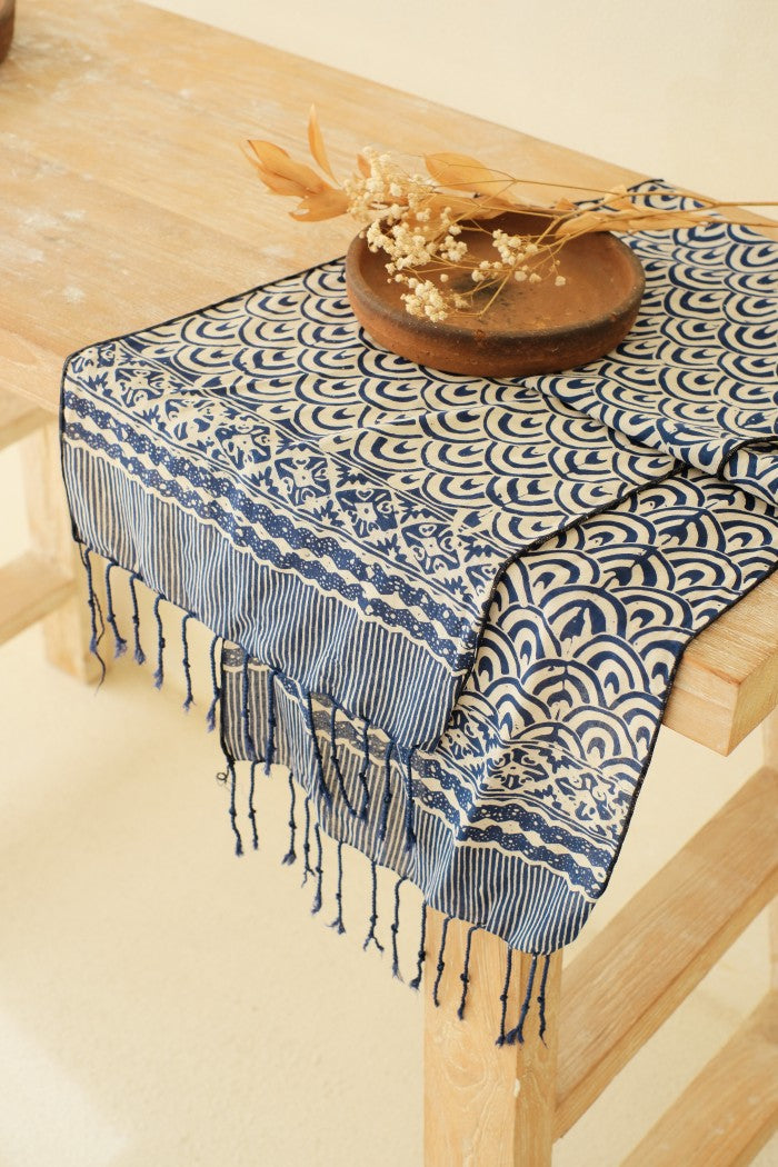 Scarf Batik TCC Ombak Blue