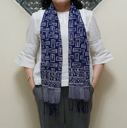 Scarf Batik C4 Blue
