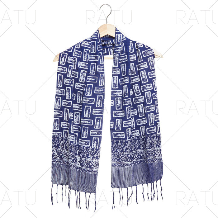 Scarf Batik C4 Blue