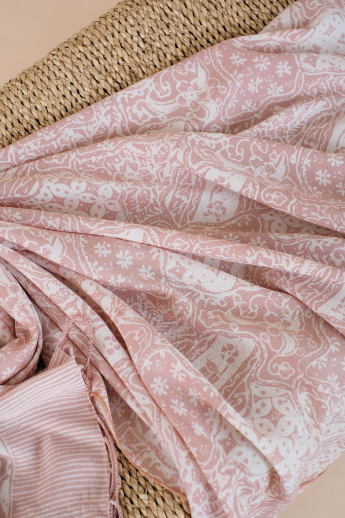 Selendang Batik TCL Sekar Jagad Cream - 80