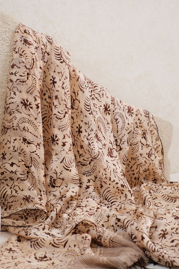 Selendang Sutra Batik - Pulau Jawa - 90