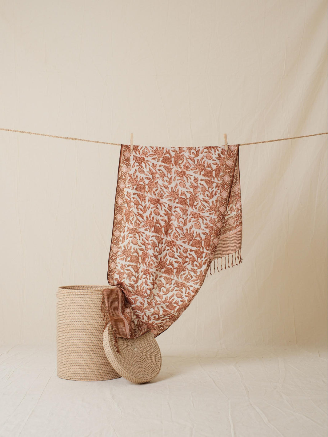 Scarf Batik 50 - Rimbun Alas - Brown | DNR