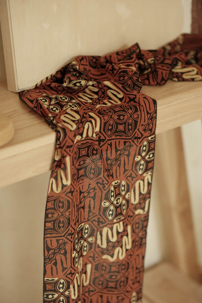 Scarf Batik Tambal Besar - Sogan | TCF