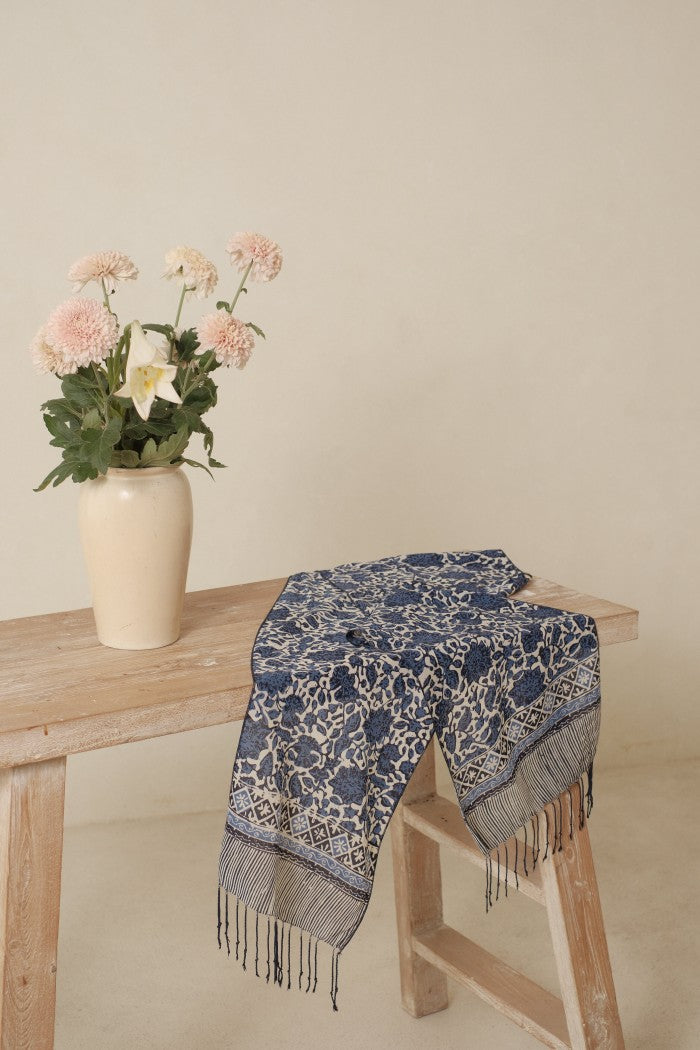 Scarf Batik Apusan - Orchid - Blue | DNC