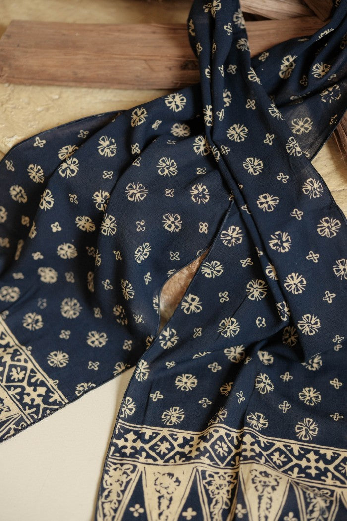 Scarf Batik Truntum - Blue | DNC