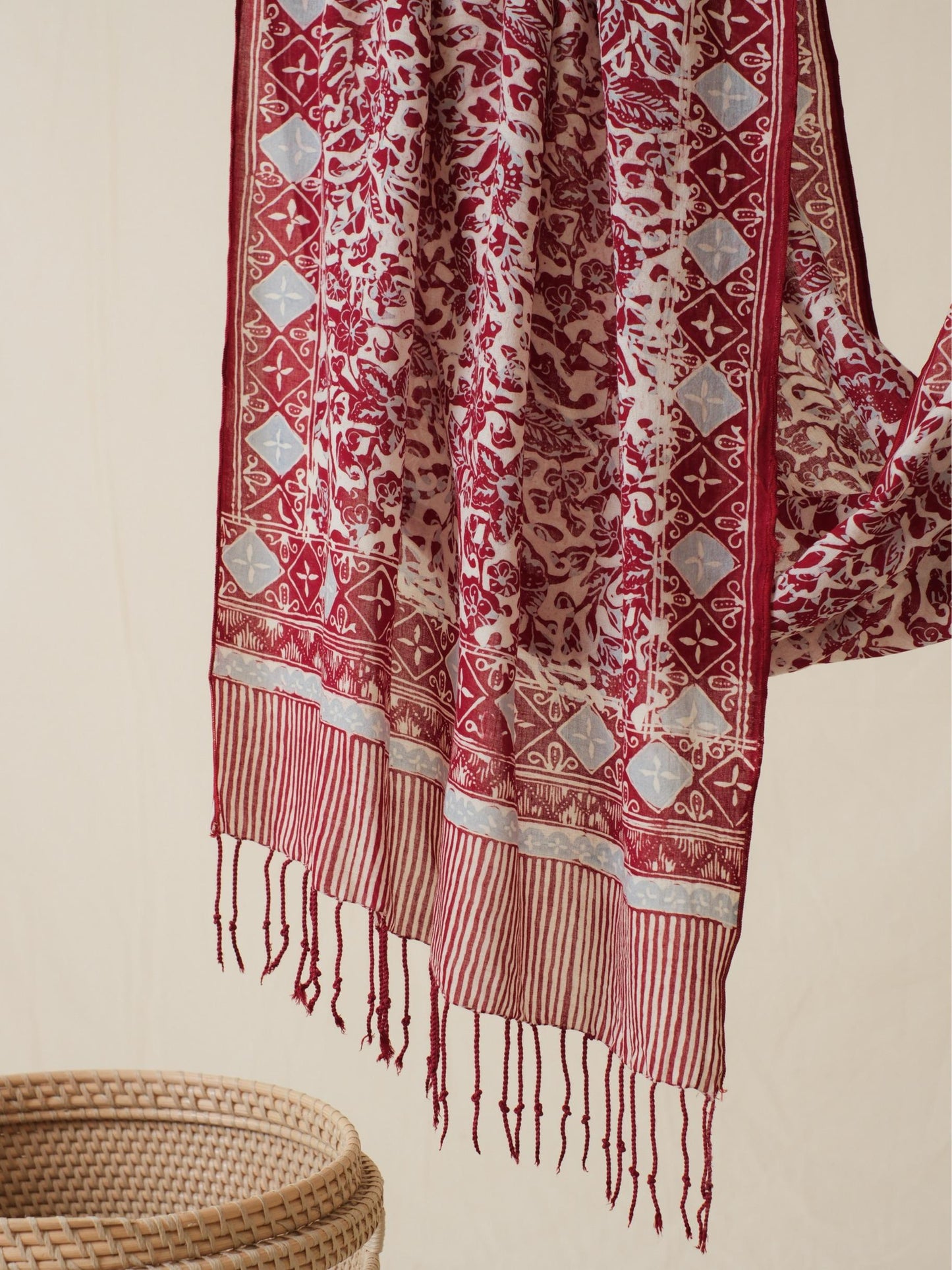 Scarf Batik 50 - Menari - Red | DNN