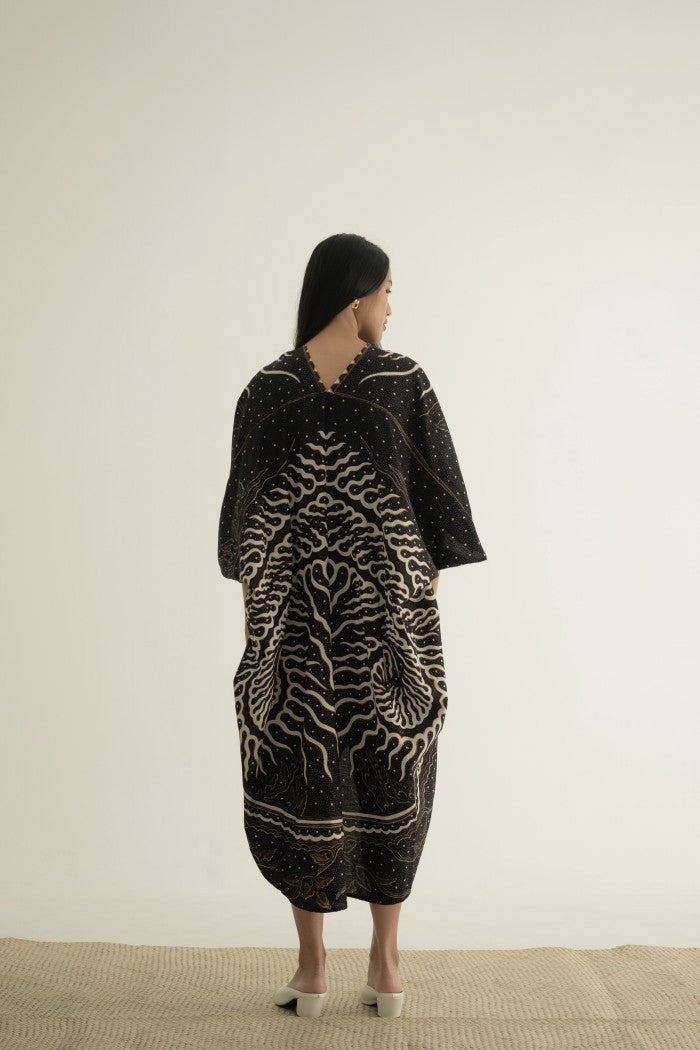 Amira Dress Batik 07/Kaftan Modern/Kalong/Gamis/Hijab/Lowo