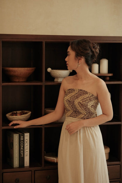 Scarf Batik Parang Kelok - Brown | DNR