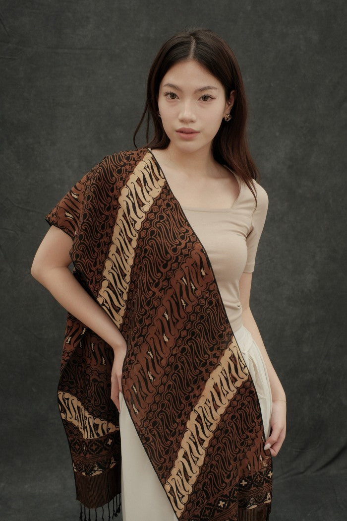 Scarf Batik Parang - Sogan | TCF
