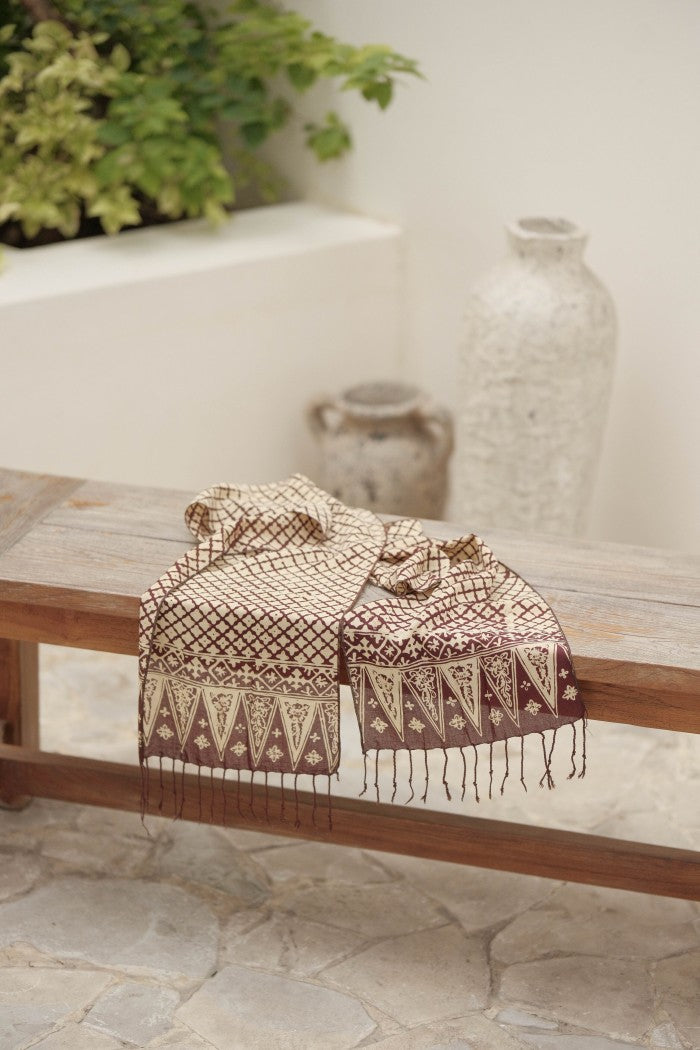 Scarf Batik Wora Wori - Brown | DNR