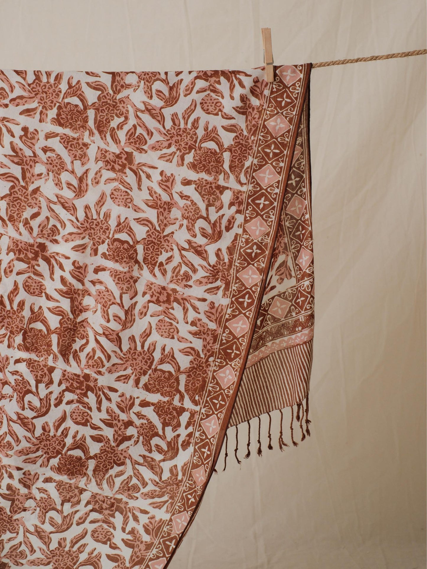Scarf Batik 50 - Rimbun Alas - Brown | DNR