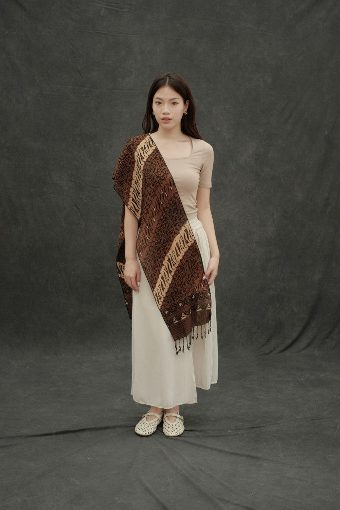 Scarf Batik Parang - Sogan | TCF