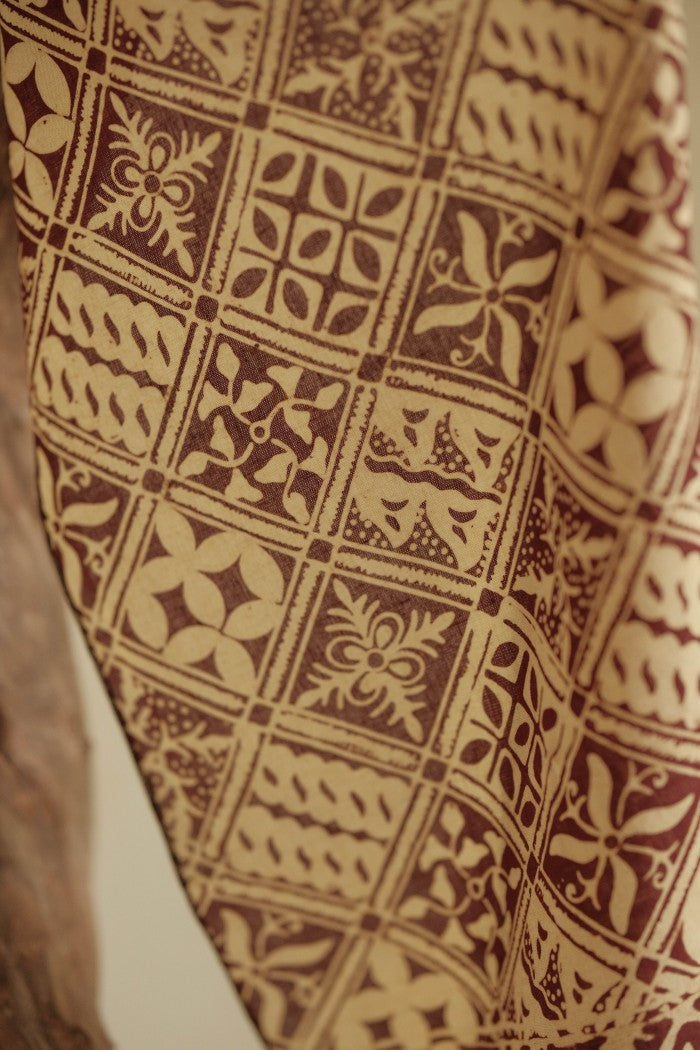 Scarf Batik Tambal - Brown | DNR