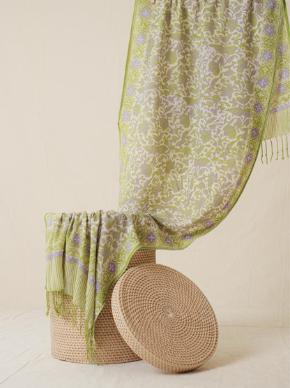 Scarf Batik 50 - Menari - Light Green | DNi