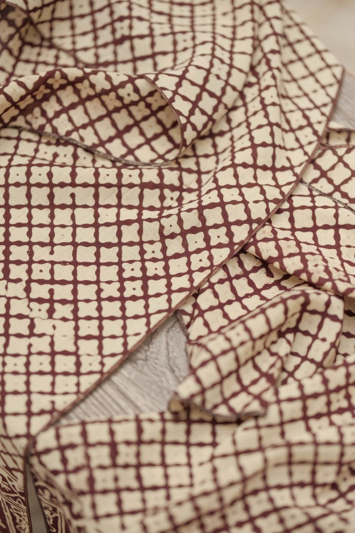 Scarf Batik Wora Wori - Brown | DNR