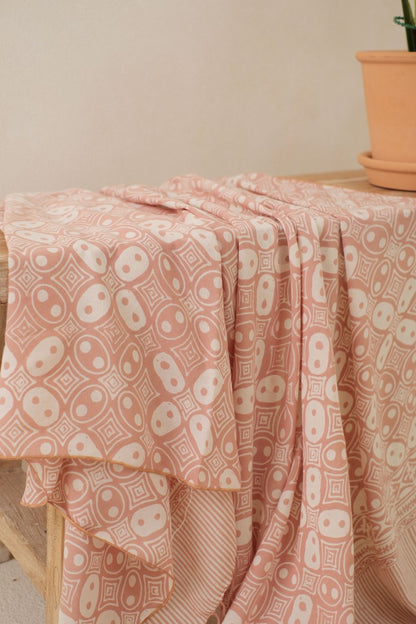 Selendang Batik TCL Kawung Cream - 80