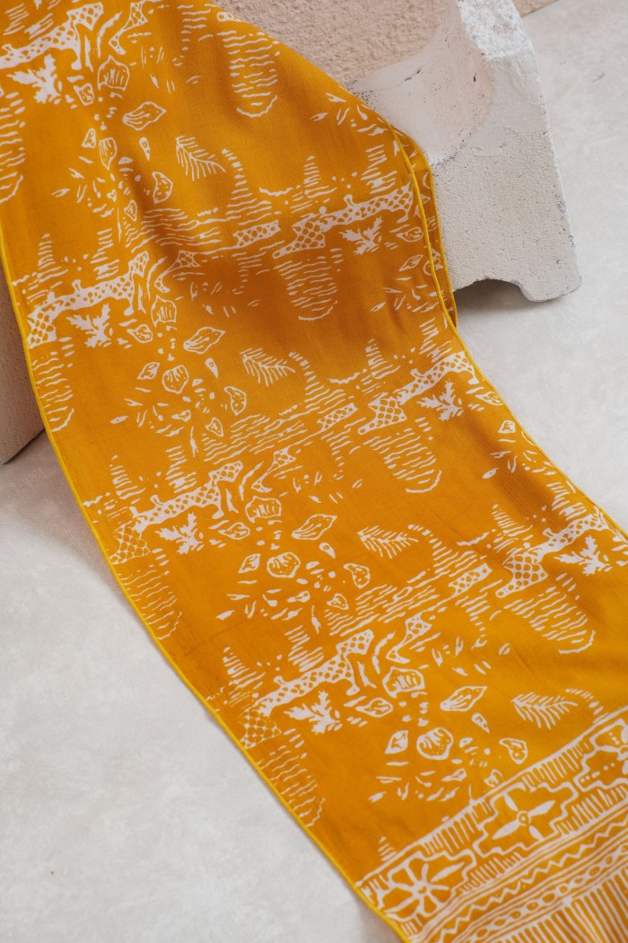 Scarf Batik K7 Yellow