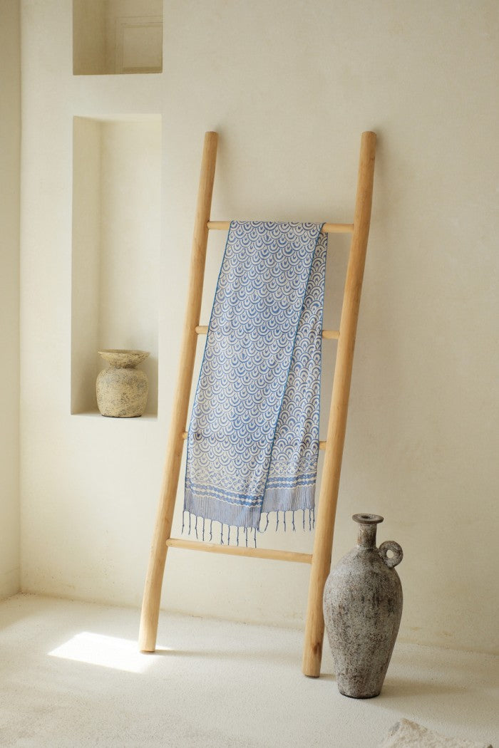 Scarf Batik TCB Ombak Blue