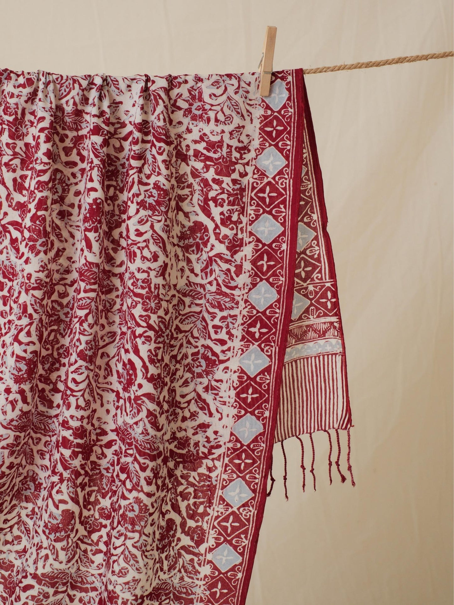 Scarf Batik 50 - Menari - Red | DNN