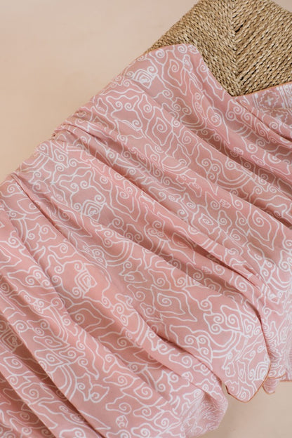 Selendang Batik TCL Mega Mendung Cream - 80