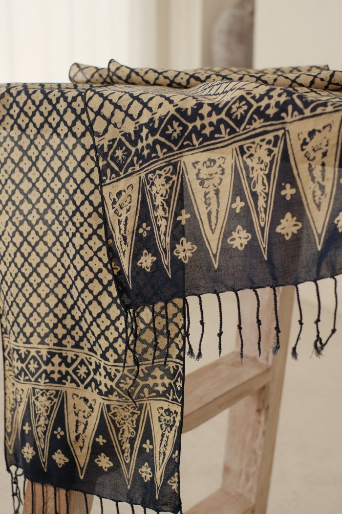 Scarf Batik Wora Wori - Blue | DNC
