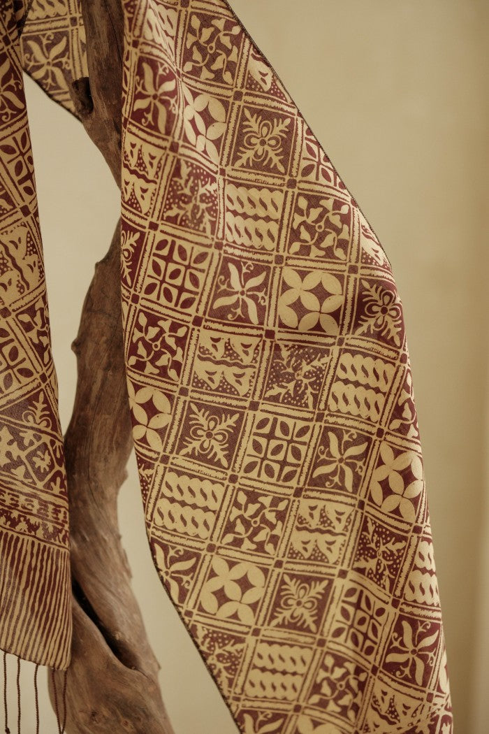 Scarf Batik Tambal - Brown | DNR
