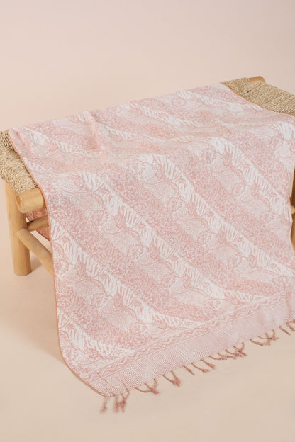 Selendang Batik TCL Parang Bunga Cream - 80